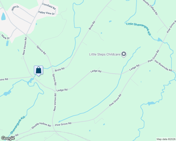 map of restaurants, bars, coffee shops, grocery stores, and more near 81 Ledge Road in Middletown
