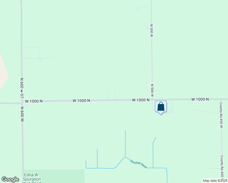 map of restaurants, bars, coffee shops, grocery stores, and more near 5252 West 1000 North in Ligonier