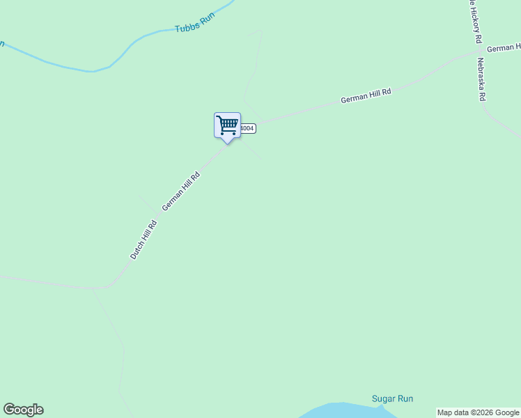 map of restaurants, bars, coffee shops, grocery stores, and more near German Hill Road in Tionesta