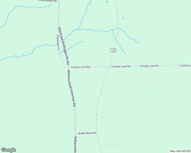 map of restaurants, bars, coffee shops, grocery stores, and more near 6138 County Line Road in Kinsman