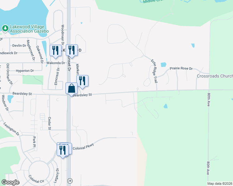 map of restaurants, bars, coffee shops, grocery stores, and more near 733 Beardsley Street in Norwalk