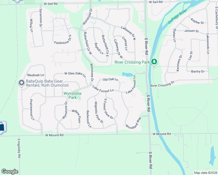 map of restaurants, bars, coffee shops, grocery stores, and more near 25016 Lake Forrest Lane in Shorewood