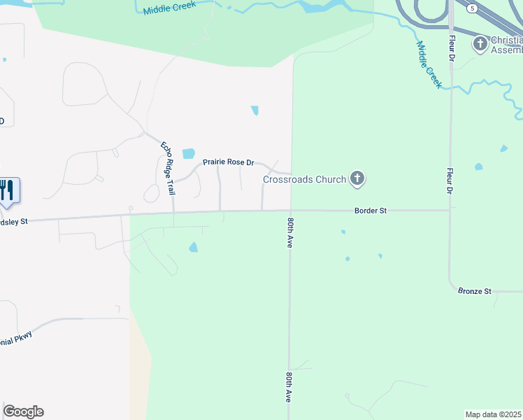 map of restaurants, bars, coffee shops, grocery stores, and more near 9451 Bottlebrush Road in Norwalk