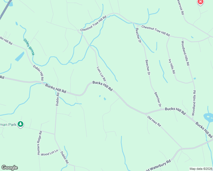 map of restaurants, bars, coffee shops, grocery stores, and more near 2 Lum Lot Road in Southbury