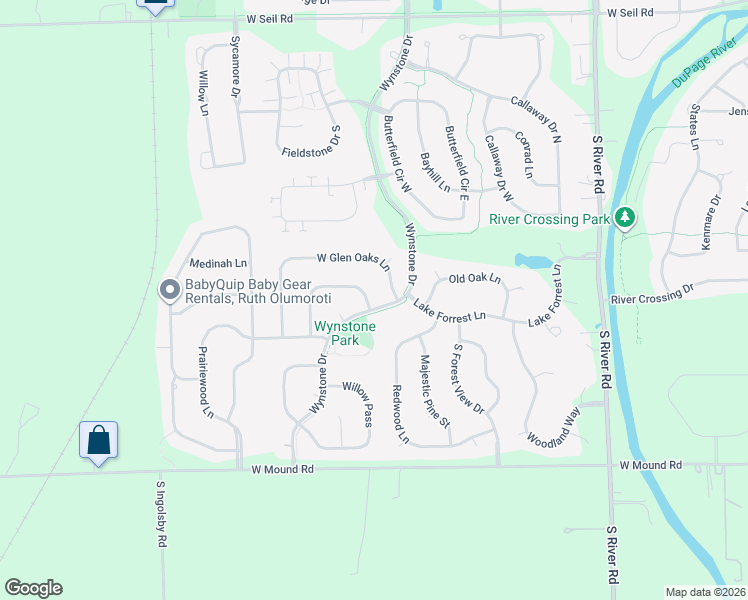 map of restaurants, bars, coffee shops, grocery stores, and more near 25212 Balmoral Drive in Shorewood