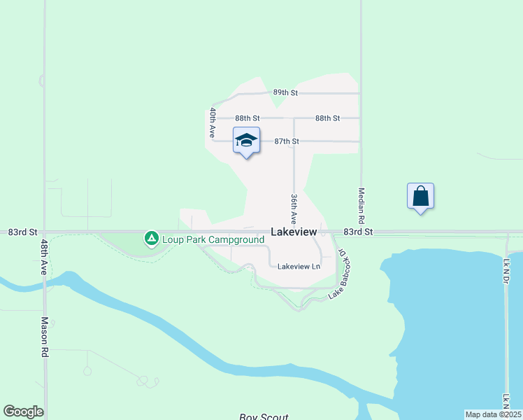 map of restaurants, bars, coffee shops, grocery stores, and more near 3744 83rd Street in Columbus