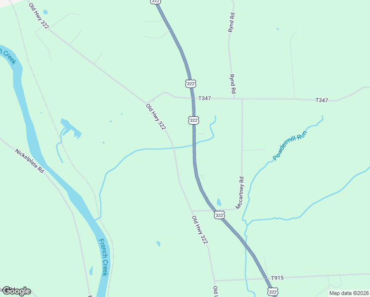 map of restaurants, bars, coffee shops, grocery stores, and more near 33124 Twenty-Eighth Division Highway in Cochranton