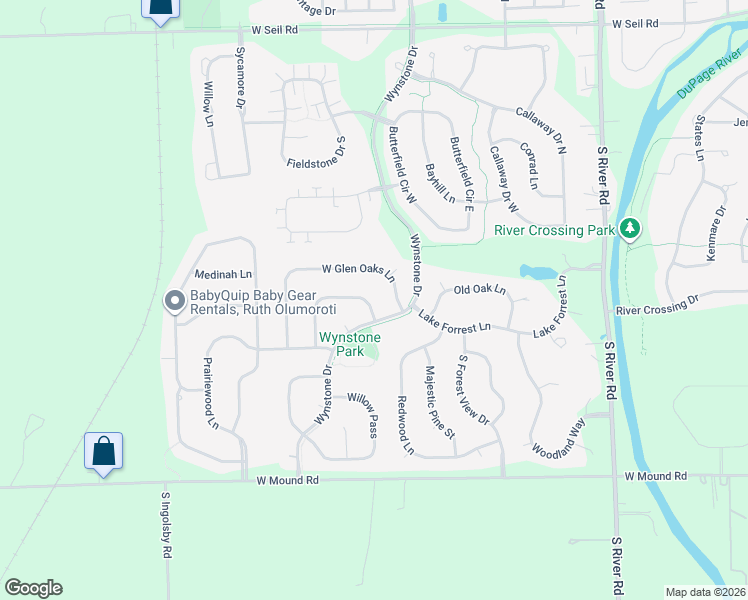 map of restaurants, bars, coffee shops, grocery stores, and more near 25212 Balmoral Drive in Shorewood