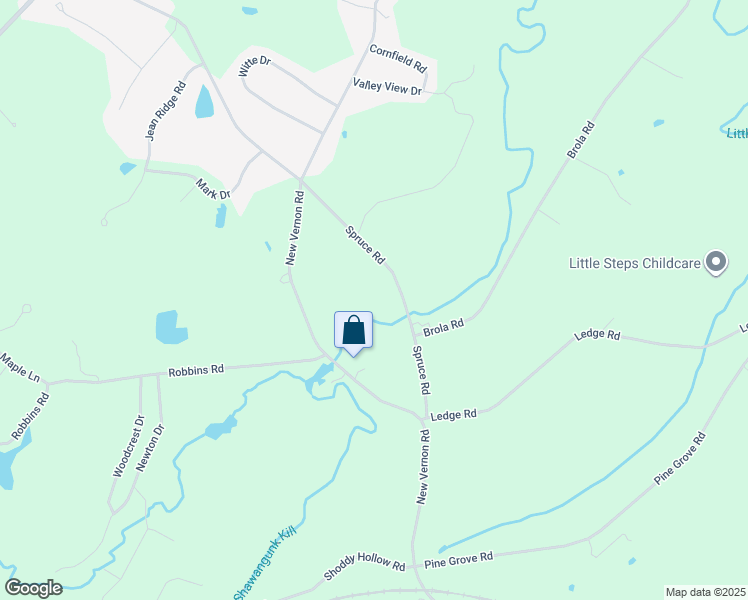 map of restaurants, bars, coffee shops, grocery stores, and more near 59 Spruce Road in Middletown