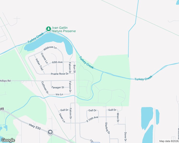 map of restaurants, bars, coffee shops, grocery stores, and more near 7095 Burr Street in Schererville