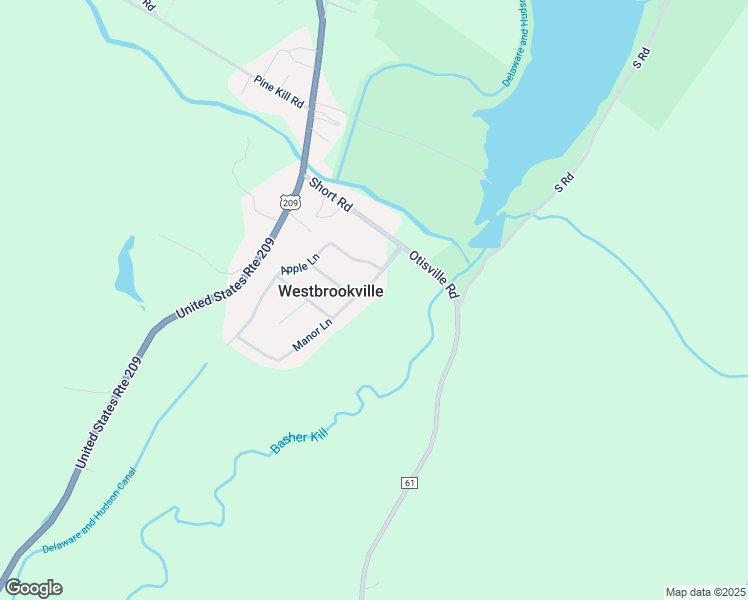 map of restaurants, bars, coffee shops, grocery stores, and more near 19 Manor Lane in Westbrookville