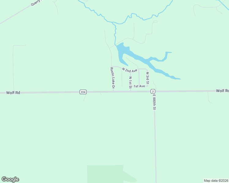 map of restaurants, bars, coffee shops, grocery stores, and more near 8462 Wolf Road in Colona