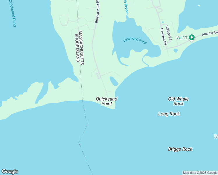 map of restaurants, bars, coffee shops, grocery stores, and more near 298 Brayton Point Road in Westport