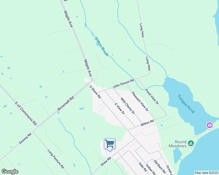 map of restaurants, bars, coffee shops, grocery stores, and more near 29 John Sisson Road in Little Compton