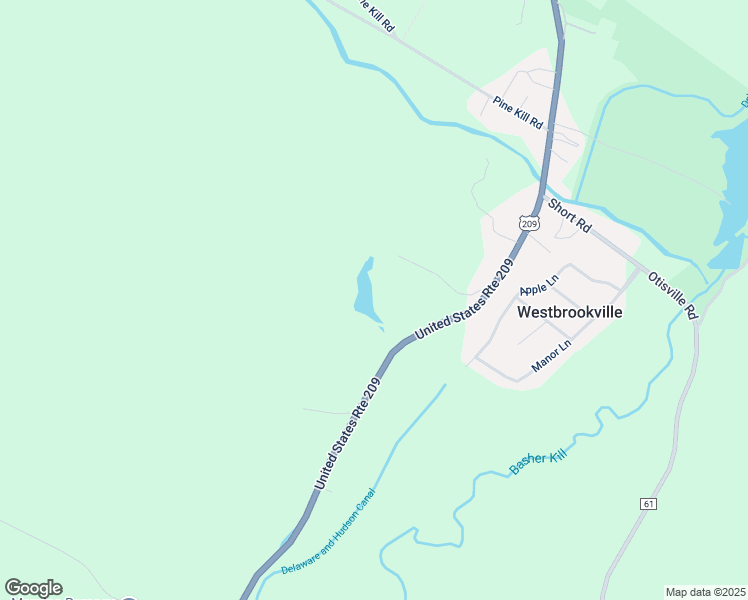 map of restaurants, bars, coffee shops, grocery stores, and more near 1665 U.S. 209 in Westbrookville