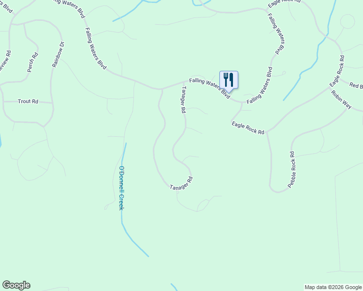 map of restaurants, bars, coffee shops, grocery stores, and more near 501-523 Peacock Court in Lackawaxen