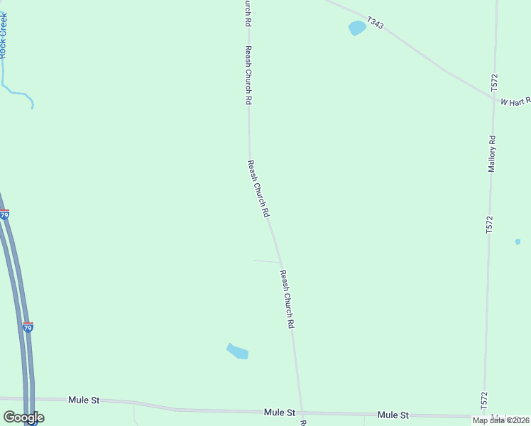 map of restaurants, bars, coffee shops, grocery stores, and more near Reash Church Road in Crawford County