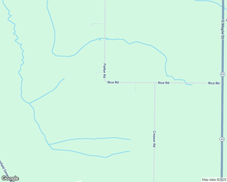 map of restaurants, bars, coffee shops, grocery stores, and more near 3730 Rice Road in Orwell