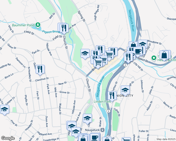 18 Bridge Street, Naugatuck CT Walk Score