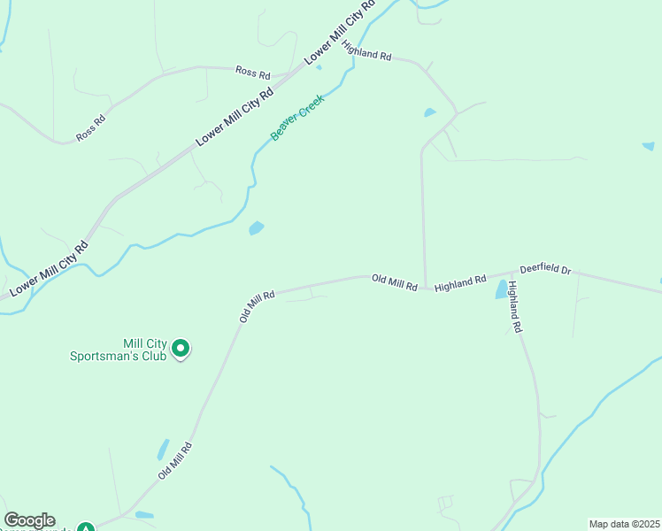 map of restaurants, bars, coffee shops, grocery stores, and more near Old Mill Road in Dalton