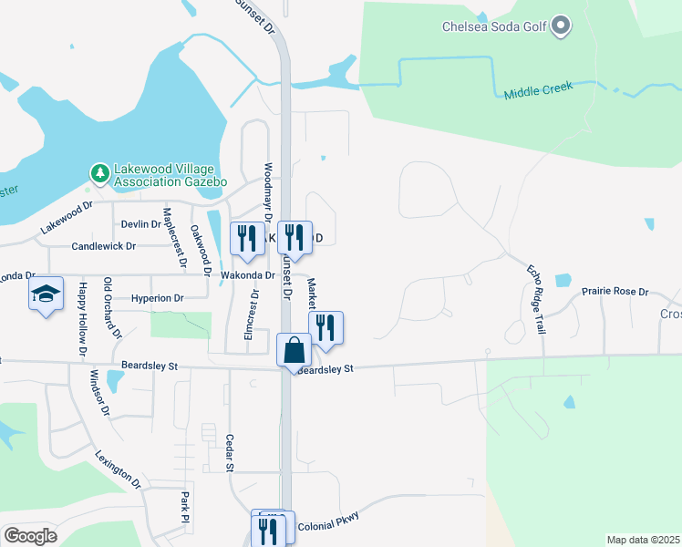 map of restaurants, bars, coffee shops, grocery stores, and more near 588 Pinehurst Drive in Norwalk