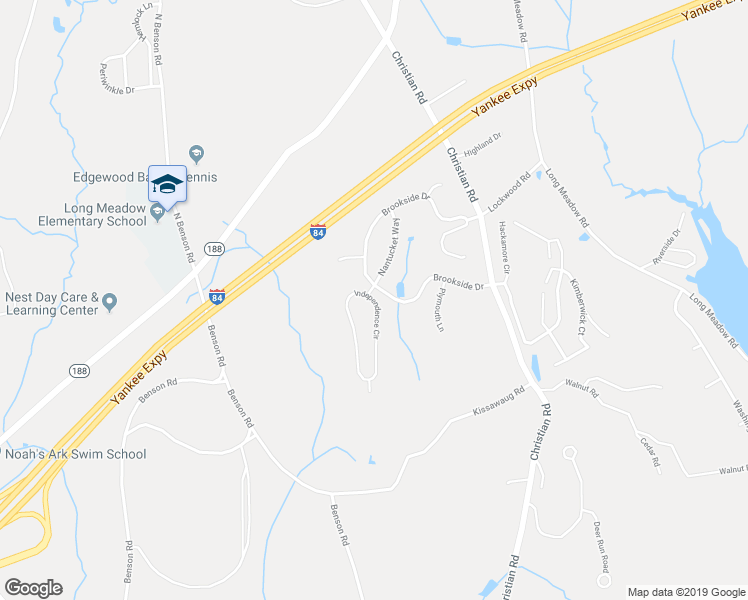 map of restaurants, bars, coffee shops, grocery stores, and more near 2 Independence Circle in Middlebury