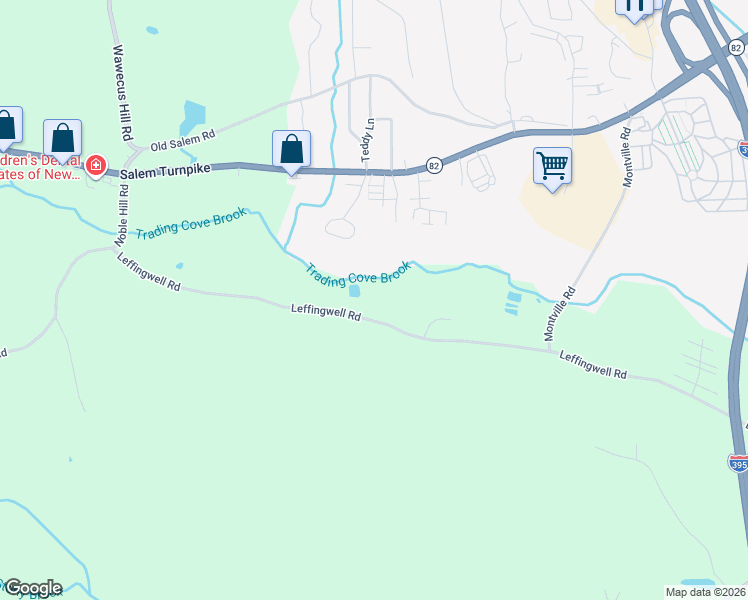 map of restaurants, bars, coffee shops, grocery stores, and more near 243 Leffingwell Road in Montville