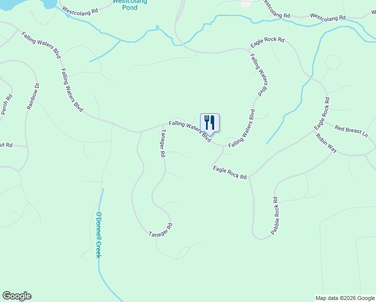 map of restaurants, bars, coffee shops, grocery stores, and more near 477-499 Cottontail Court in Lackawaxen