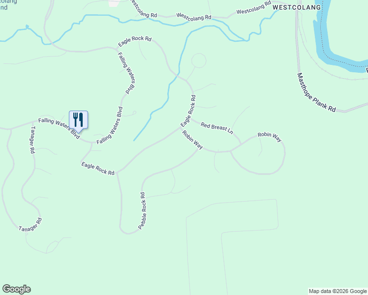 map of restaurants, bars, coffee shops, grocery stores, and more near 190 Eagle Rock Road in Lackawaxen