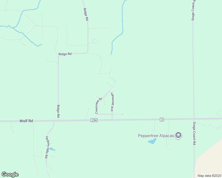 map of restaurants, bars, coffee shops, grocery stores, and more near Crestview Drive in Colona