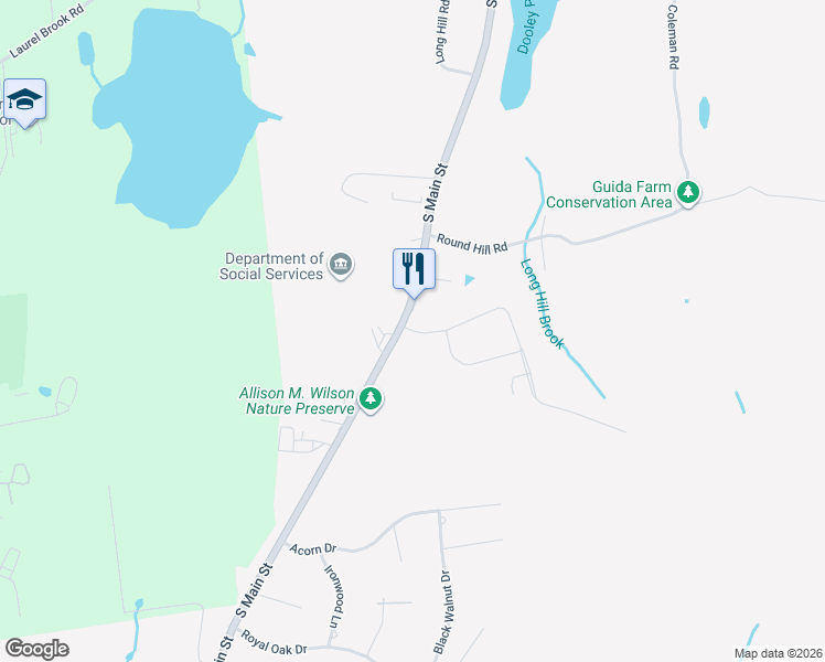 map of restaurants, bars, coffee shops, grocery stores, and more near 9 Talcott Ridge Dr in Middletown