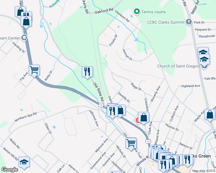 306 Oakford Road, Clarks Summit PA Walk Score