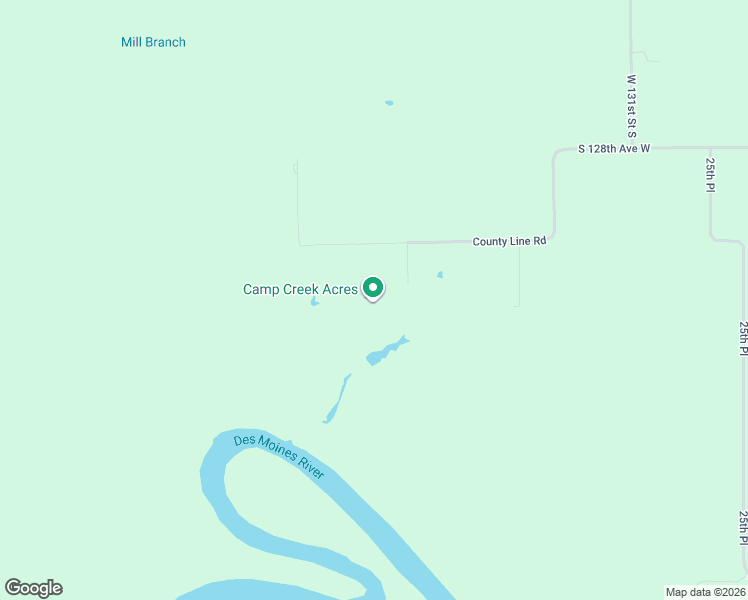 map of restaurants, bars, coffee shops, grocery stores, and more near 170 County Line Road in Runnells