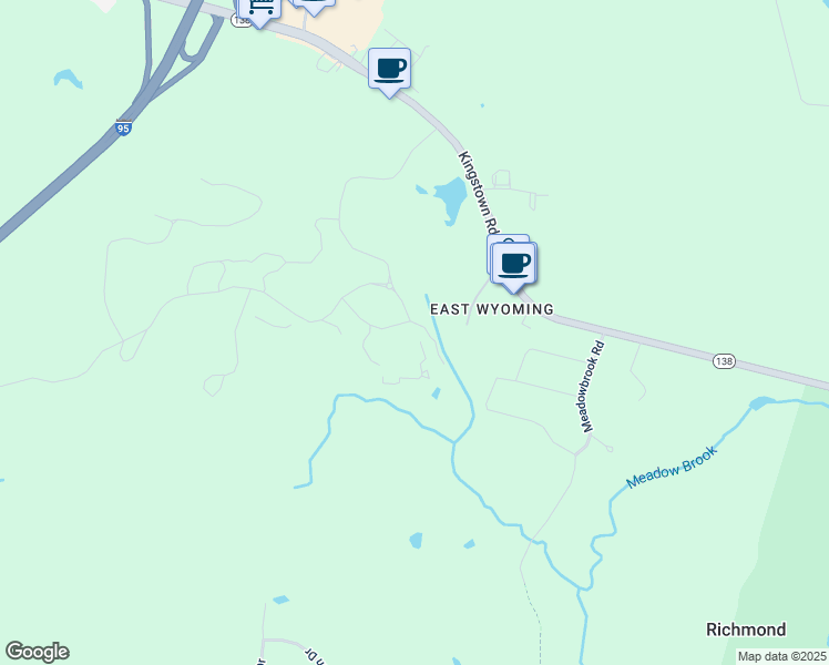 map of restaurants, bars, coffee shops, grocery stores, and more near 87 Kingstown Road in Richmond
