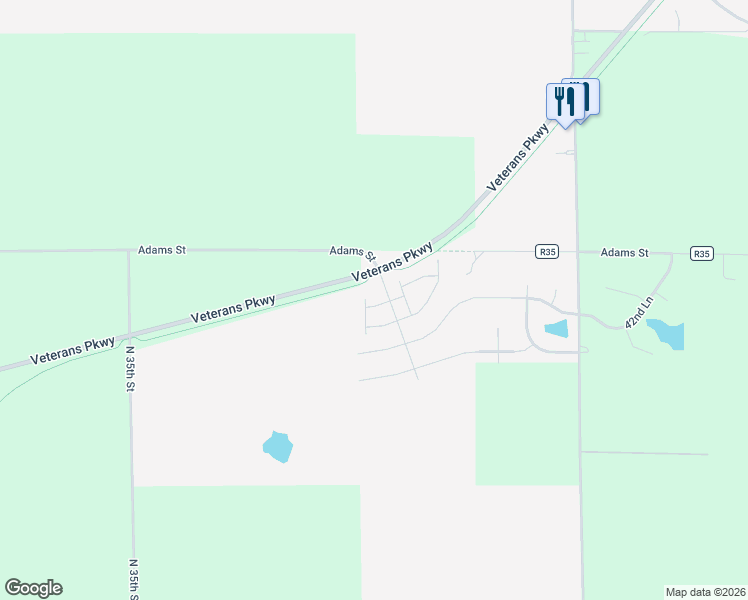 map of restaurants, bars, coffee shops, grocery stores, and more near 3476 Adams Street in Cumming