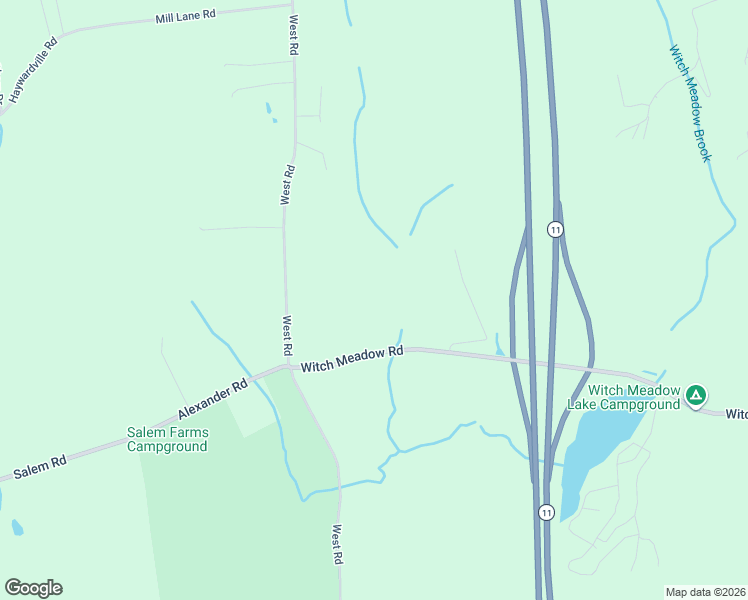 map of restaurants, bars, coffee shops, grocery stores, and more near 290 Witch Meadow Road in Salem