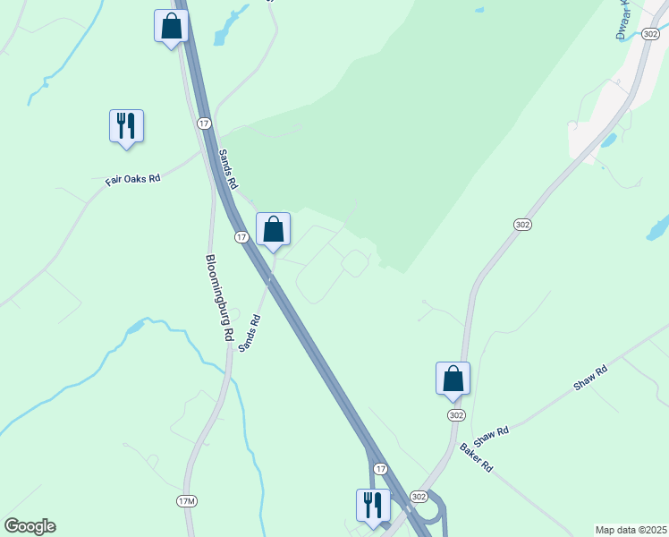 map of restaurants, bars, coffee shops, grocery stores, and more near 31 Pine Court in Middletown