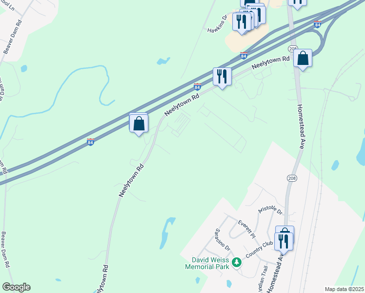 map of restaurants, bars, coffee shops, grocery stores, and more near 134 Neelytown Road in Montgomery