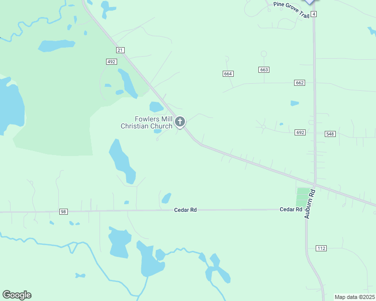 map of restaurants, bars, coffee shops, grocery stores, and more near 10823 Butternut Road in Chesterland