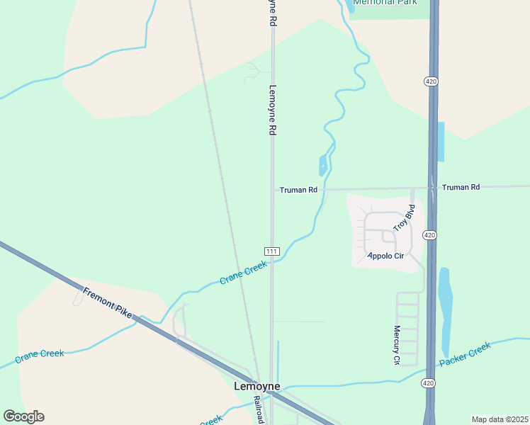 map of restaurants, bars, coffee shops, grocery stores, and more near 24173 Lemoyne Road in Perrysburg