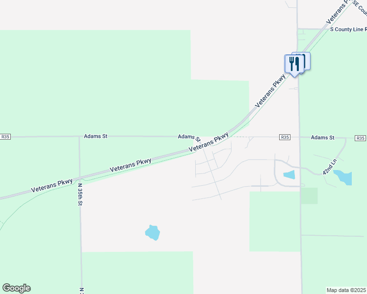 map of restaurants, bars, coffee shops, grocery stores, and more near 3476 Adams Street in Cumming