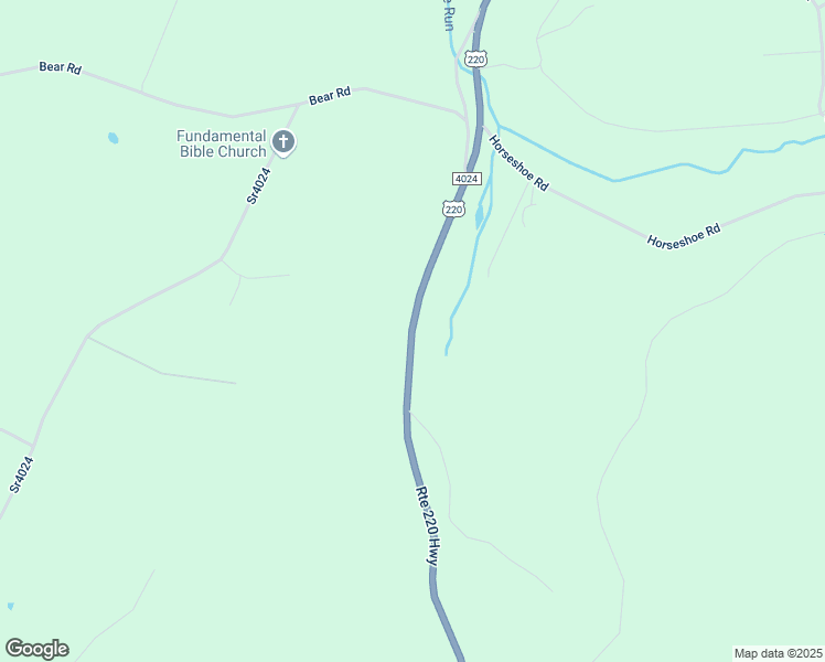 map of restaurants, bars, coffee shops, grocery stores, and more near U.S. 220 in Dushore