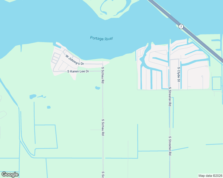 map of restaurants, bars, coffee shops, grocery stores, and more near 741 South Schau Road in Port Clinton