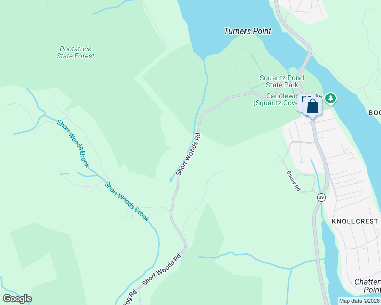 map of restaurants, bars, coffee shops, grocery stores, and more near 153 Short Woods Road in New Fairfield