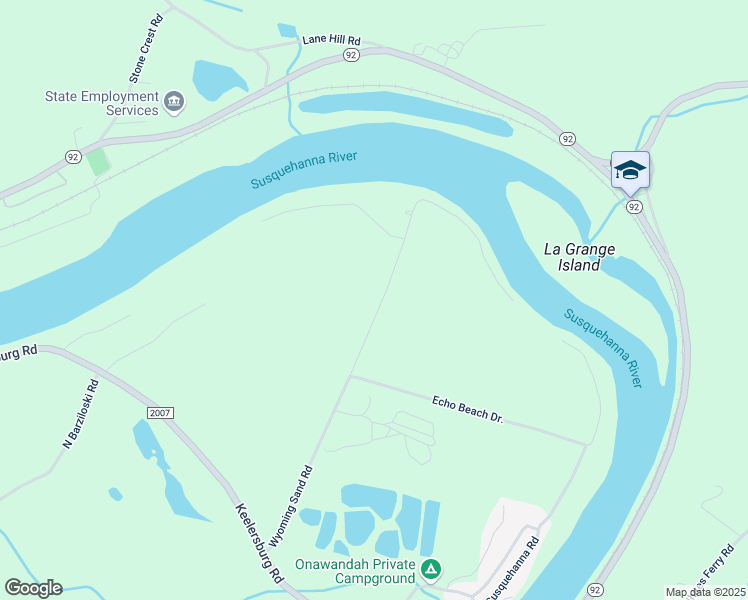 map of restaurants, bars, coffee shops, grocery stores, and more near 111 Wyoming Sand Rd in Tunkhannock