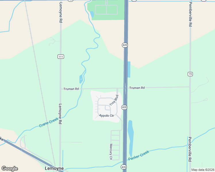 map of restaurants, bars, coffee shops, grocery stores, and more near 3599 Truman Road in Perrysburg