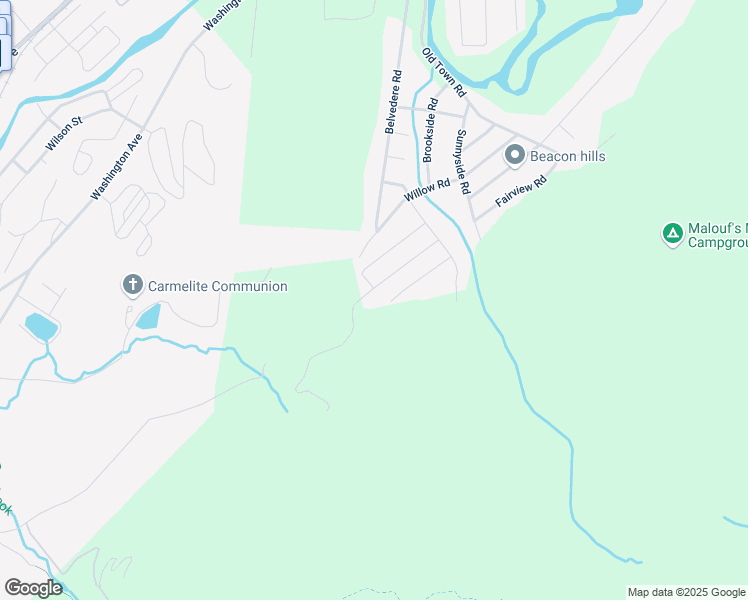 map of restaurants, bars, coffee shops, grocery stores, and more near 26 Blue Grass Lane in Beacon