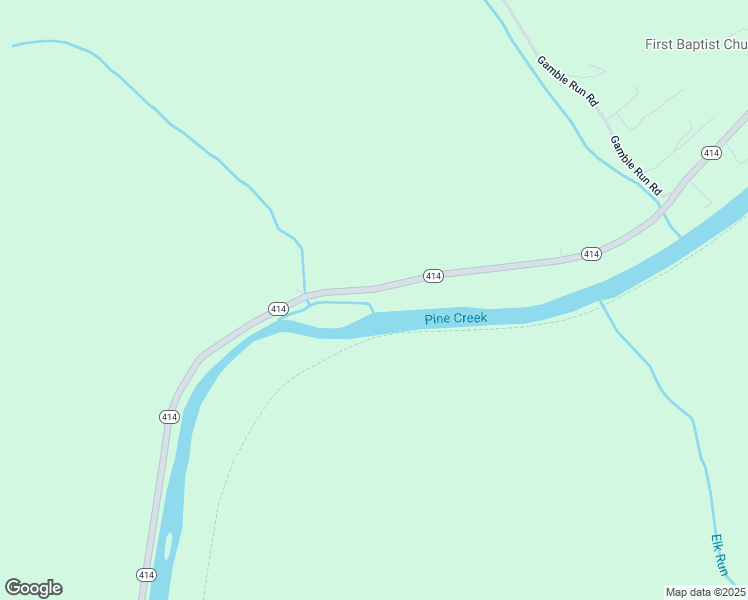 map of restaurants, bars, coffee shops, grocery stores, and more near Pine Creek Rail Trail in Cedar Run