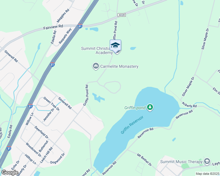 map of restaurants, bars, coffee shops, grocery stores, and more near 5 South Circle in Lackawanna County