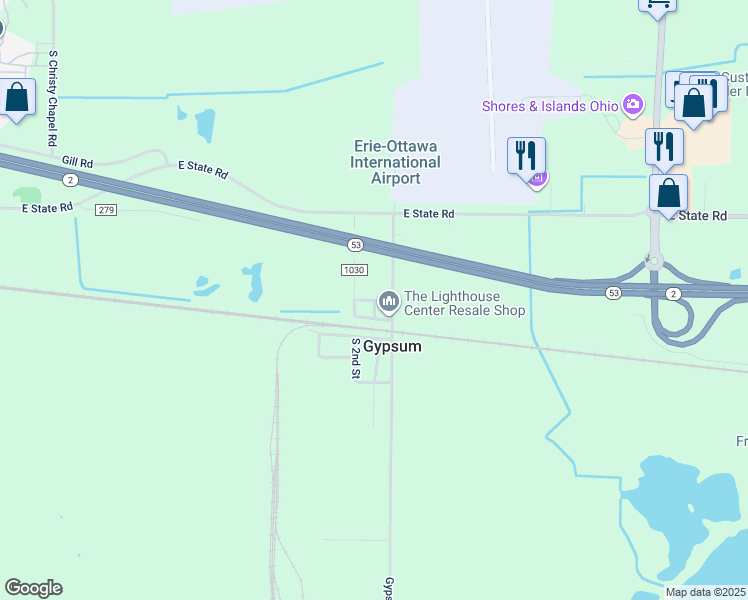 map of restaurants, bars, coffee shops, grocery stores, and more near in Gypsum
